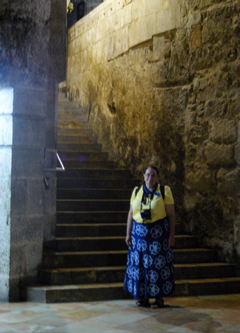 Ann in chapel commemorating the discovery of the true Cross (rw)