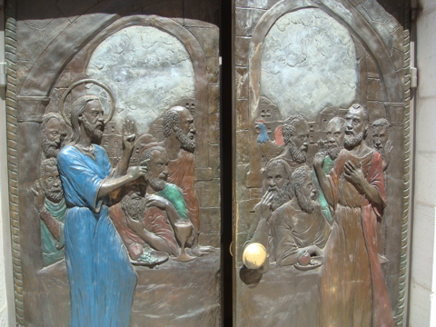 Bas-relief on bronze doors to Peter of Galicantu (hs)