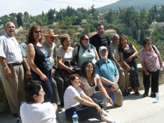 Minerva, Suad, Alma, George the guide, Widad, Nicole, Suad, Ann, Robert, Father Samer, George, Rowida, oum Fadi (Take 3)