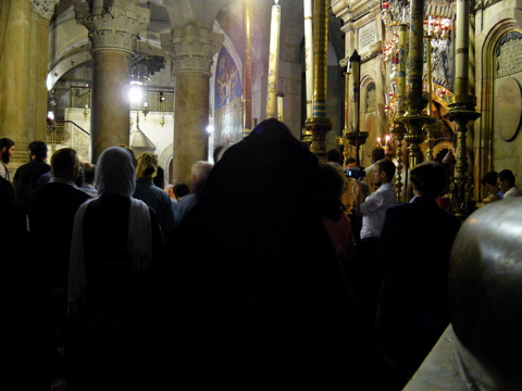 The Epistle Reading during Liturgy at the Holy Sepulchre (rw)