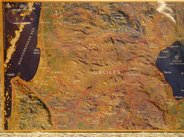 Topographic map of the Galilee (rw)