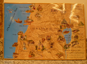 Map of sites in the Galilee (rw)