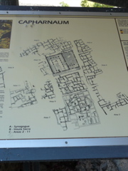 Chart of the digs at Capernaum (rw)