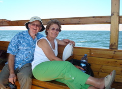 Boat ride on Sea of Galilee - Fuad and Suad (sy)