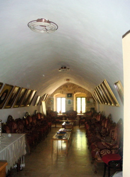 Visiting room in Monastery of Transfiguration on Mount Tabor (hs)