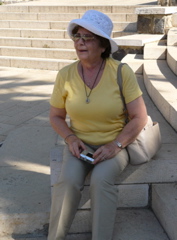 Lilian at Mount Beatitudes (rw)