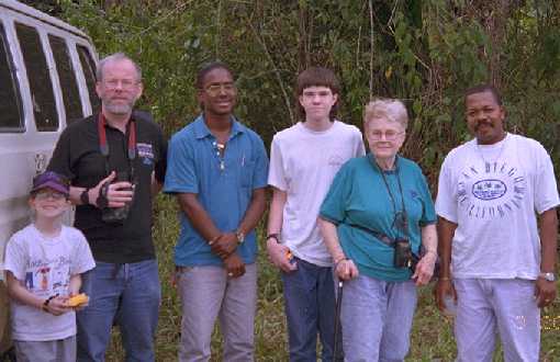 Wells family portrait in Blue Creek Village, Belize